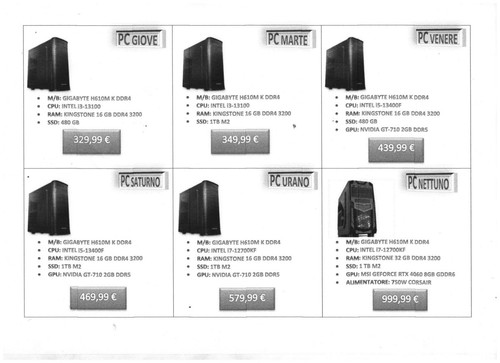 Assemblati promozione - pc, in
