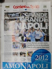 Poster Napoli Coppa Italia 2012 Juventus Finale Roma 83x50