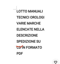 Lotto 16  Manuali Tecnici