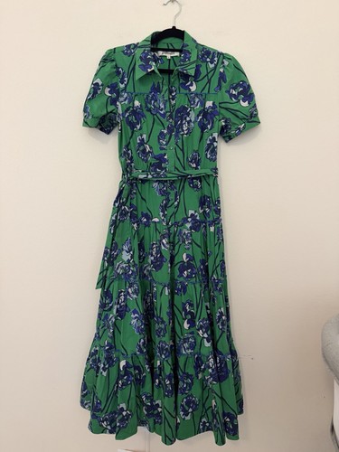 Abito midi dvf queena floreale - queena,