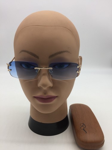 Cartier gold rimless - gold, frame