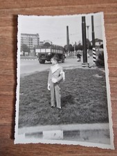  # 19703. Foto Bambino Prima Comunione Camion Vespa Lambretta aa '50 Italia 10x7