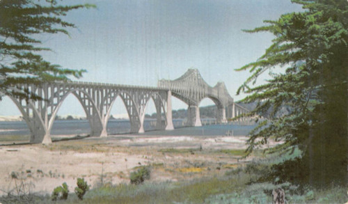 Cartolina coos bay bridge - bay,