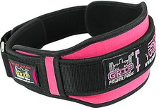  Cinture Sollevamento Pesi Palestra Fitness Supporto Schiena Allenamento Cintura Larga 5" Colore Rosa