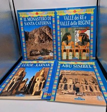 Lotto 4 libri Egitto - valle dei re/Abu Simbel/Luxor e Karnak - edizione Bonechi
