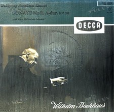 Wolfgang Amadeus Mozart, Wilhelm Backhaus - Sonate Nr. 11 A-Dur, KV 331 7in '*