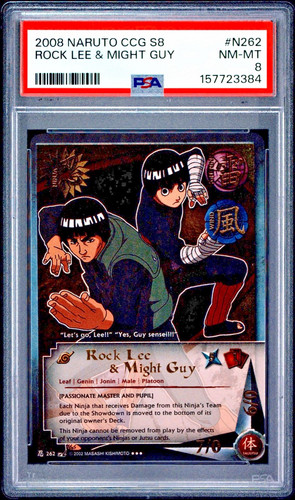 2008 naruto ccg rock lee - ccg,