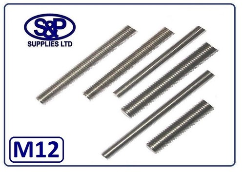 Barra filettata 12mm m12 - barra, (m12
