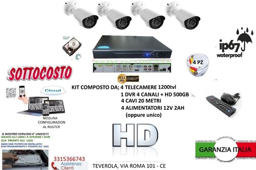 Kit videosorveglianza - kit, 4