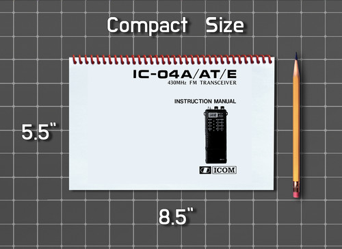 Icom 04a manuale - icom, ic