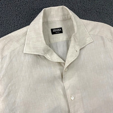 Zegna Oasi Lino Camicia Uomo