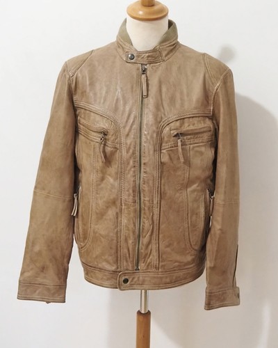 Giacca pelle blouson - giacca,