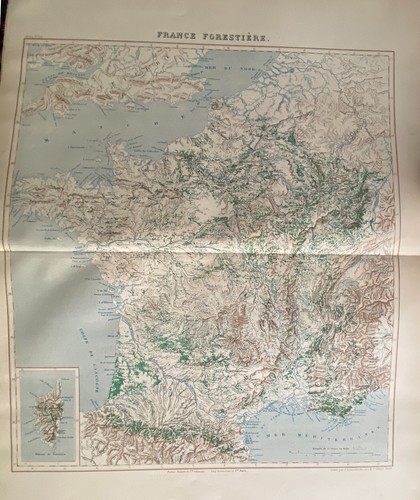Carta geografica francia - carta,
