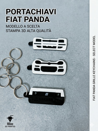 Portachiavi muso fiat - fiat, panda
