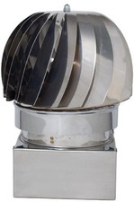 Fumaiolo girevole globo inox - girevole,