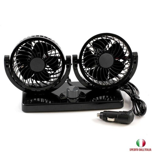 Doppio ventilatore per auto - doppio,
