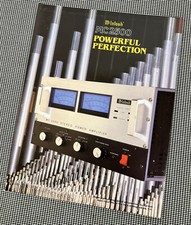 MCINTOSH MC2500 AMPLIFICATORE BROCHURE ORIGINALE COLORE PUBBLICITÀ/INFO J01185 