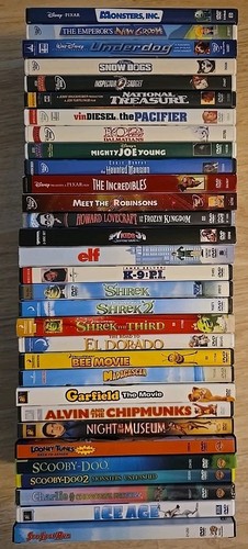 Kids family dvd - 30+,