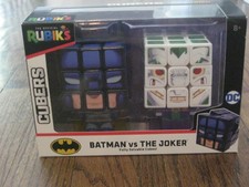DC Batman Vs The Joker Rubik's Cube Speed Cube Spin Master 3 x 3 nuovo con scatola!
