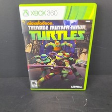 Teenage Mutant Ninja Turtles (Microsoft Xbox 360, 2013) Game Case & Disc