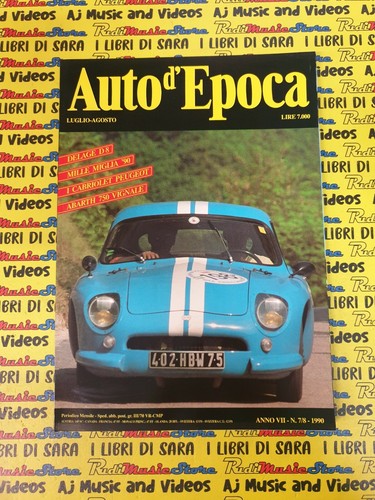 Rivista auto epoca - auto, d'epoca