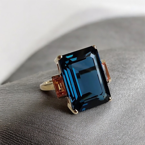 Anello fidanzamento oro - di,