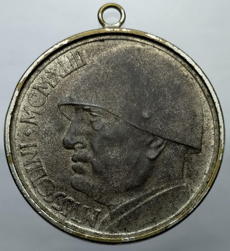 Medaglia moneta mussolini - medaglia,