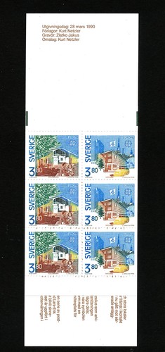 Svezia 1990 libretto europa - svezia,