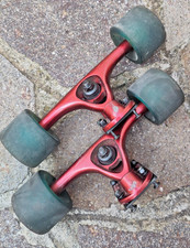 Paris V2 Longboard Trucks (Rosso) + Ruote e Cuscinetti (in Omaggio)
