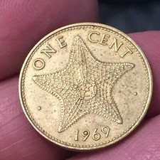 One Cent 1969 BAHAMAS ELISABETTA II