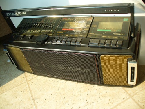 Vintage boombox lloyd fm - boombox, am/fm