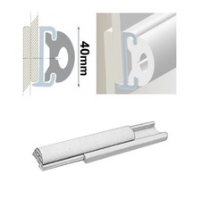 SOLO BOBINA IN PVC PER CANALINA IN PLASTICA DA 40 MM PER BOTTAZZO BARCA - 20 MT