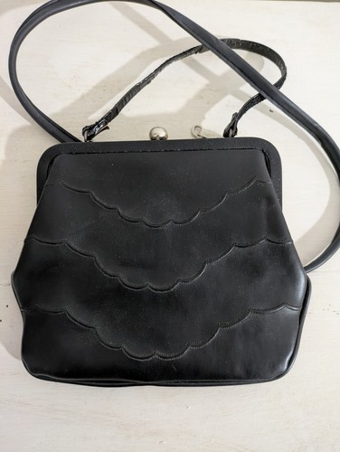 Borsa pelle nera con - borsa,