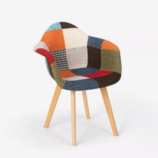 Sedia poltrona patchwork