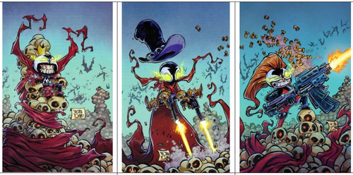 Spawn skottie young set - spawn,