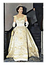 Cartolina Regina Elisabetta II