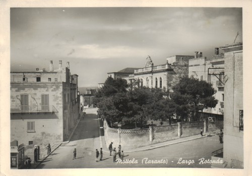 Cartolina mottola taranto - mottola,