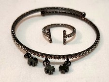 bracciale (charm quadrifogli) + anello romantic shine stroili nuovo