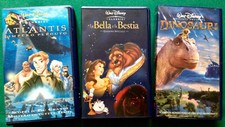 3 VHS WALT DISNEY ORIGINALI