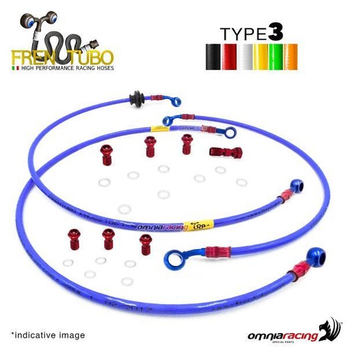 Kit tubi freno treccia - kit, in