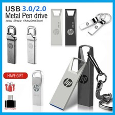 HP Metal UDisk USB Flash Drive Memory Pen Stick dispositivo di archiviazione un sacco di lotto