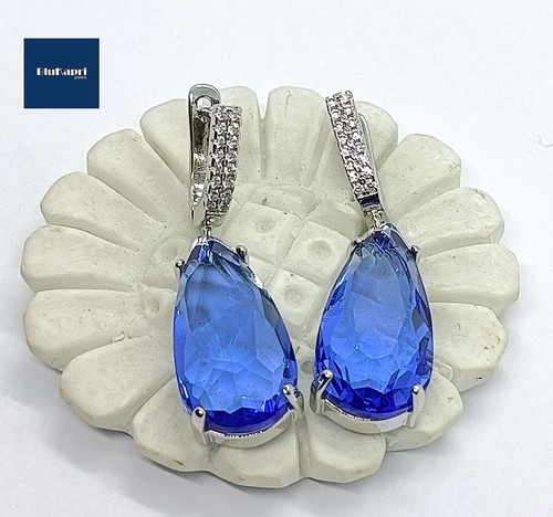 Orecchini gioiello donna - , blu