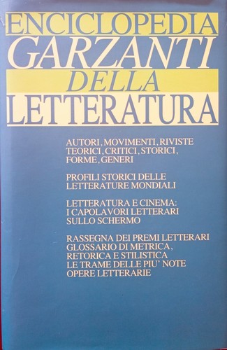 Enciclopedia garzanti della - enciclopedia,