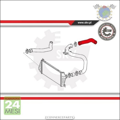 Tubo intercooler aspirazione