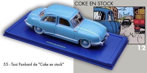 Voiture tintin numero taxi - 55,
