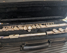 Yamaha YFL-24S Silver Flute, Japan. Good Condition FLAUTO TRAVERSO VINTAGE
