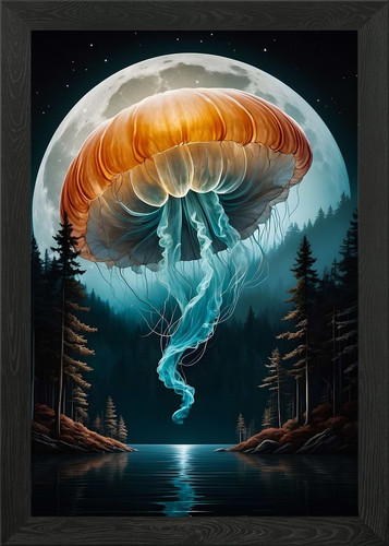Medusa gigante lacco volante
