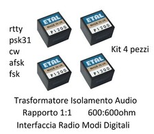 4pz Trasformatore Audio 600ohm