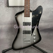 Basso Elettrico 4 Corde VB Hardware Cromato Hardware Intarsio Punti