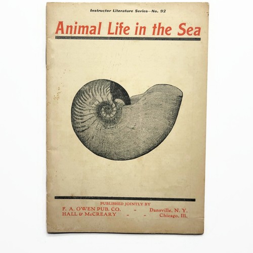 Antique 1910 animal life - life, in